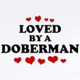 thumbnail image 2 of CafePress - Loved: Doberman Infant Bodysuit - Baby Light Bodysuit, Size Newborn - 24 Months, 2 of 4