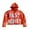 Orange, variant on sususu Warm Hoodies for Men Fall Winter Fashionable Letter Printing Loose Large Size Hooded Sweatshirt,Red,M