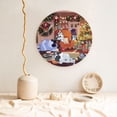 thumbnail image 2 of Lsque Bluey Pattern Ceramic Decorative Plate Decorative Plates with Display Stand Personalized Porcelain Plate Ceramic Ornaments for Wall Hanging Decoration-7in, 2 of 6