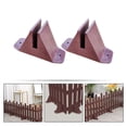 thumbnail image 3 of PAMINGONO 2Ud Soporte Estable Para De Jardín En PVC Color Marrón Para Uso Exterior, 3 of 8