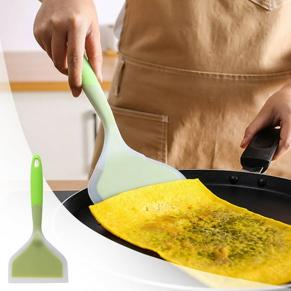 Silicone & Nylon Fish Spatula Wide Turner By Minchsrin For Cocking Food Daily Life Outdoor Food Cooker Warmer