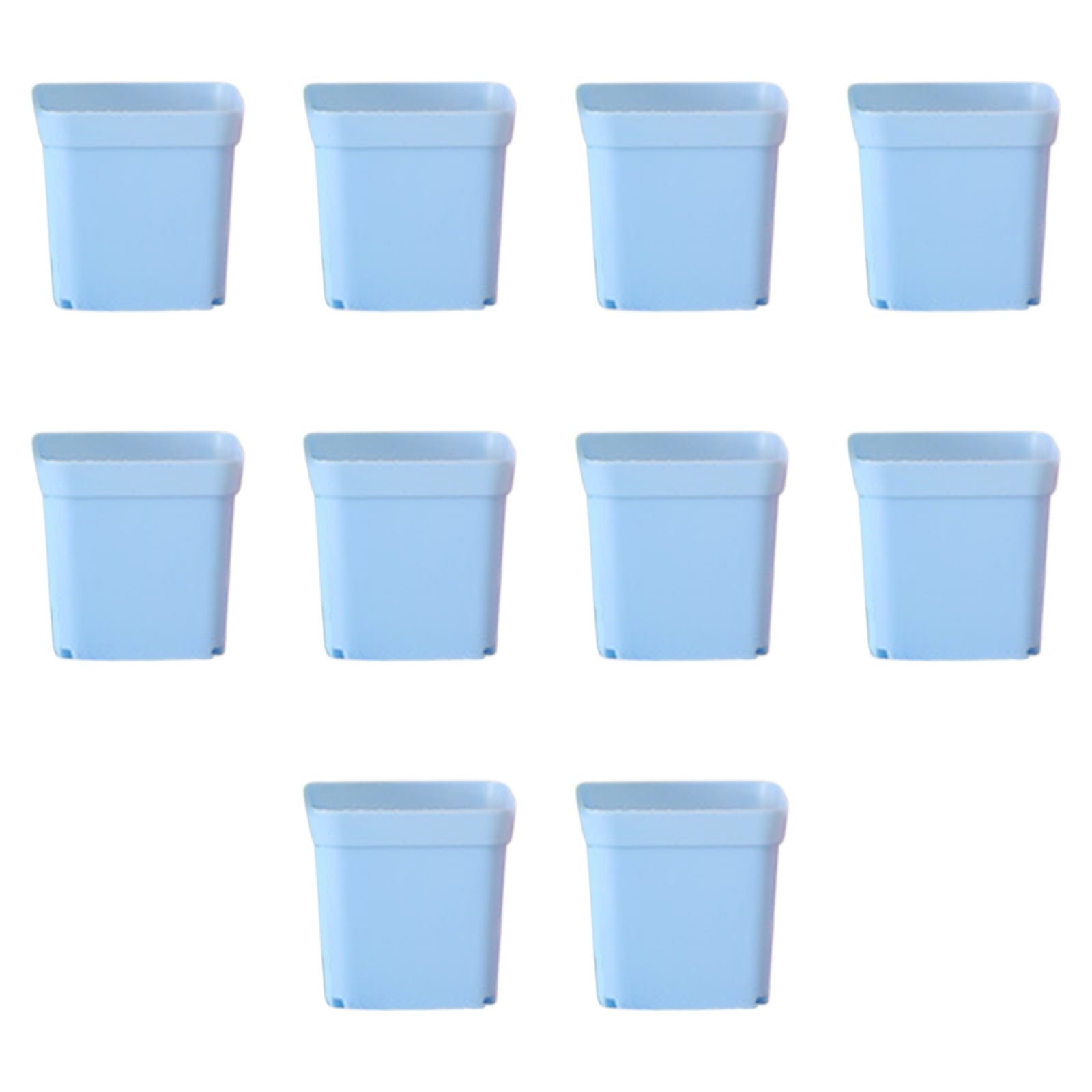 Square Succulent Plastic Flowerpot Green Plant Potted Bonsai Flower