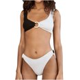 thumbnail image 1 of Traje de baño de dos piezas con tirantes cómodos y sin espalda con bloques de color para mujer OAVQHLG3B Store lin121212, 1 of 4