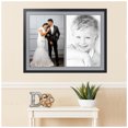 thumbnail image 2 of ArtToFrames Collage Photo Picture Frame with 2 - 16x24" Openings, Framed in Black with Silver and Black Mats (CDM-3926-1422), 2 of 8
