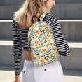 thumbnail image 5 of Lsque Peanuts 8 Pattern Canvas Daypack, Durable Backpack, High-quality Versatile Backpack,Vintage Compact Backpack-Medium, 5 of 6