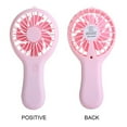 NEGJ Handheld Mini Hand Fan Powerful Small Personal Portable Fan Speed