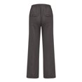 thumbnail image 6 of Men's Fashion Solid Color Slim Loose Casual Pants, Waist with Pockets Trousers for Streetwear and Daily Outings,Dark Gray,XL, 6 of 7