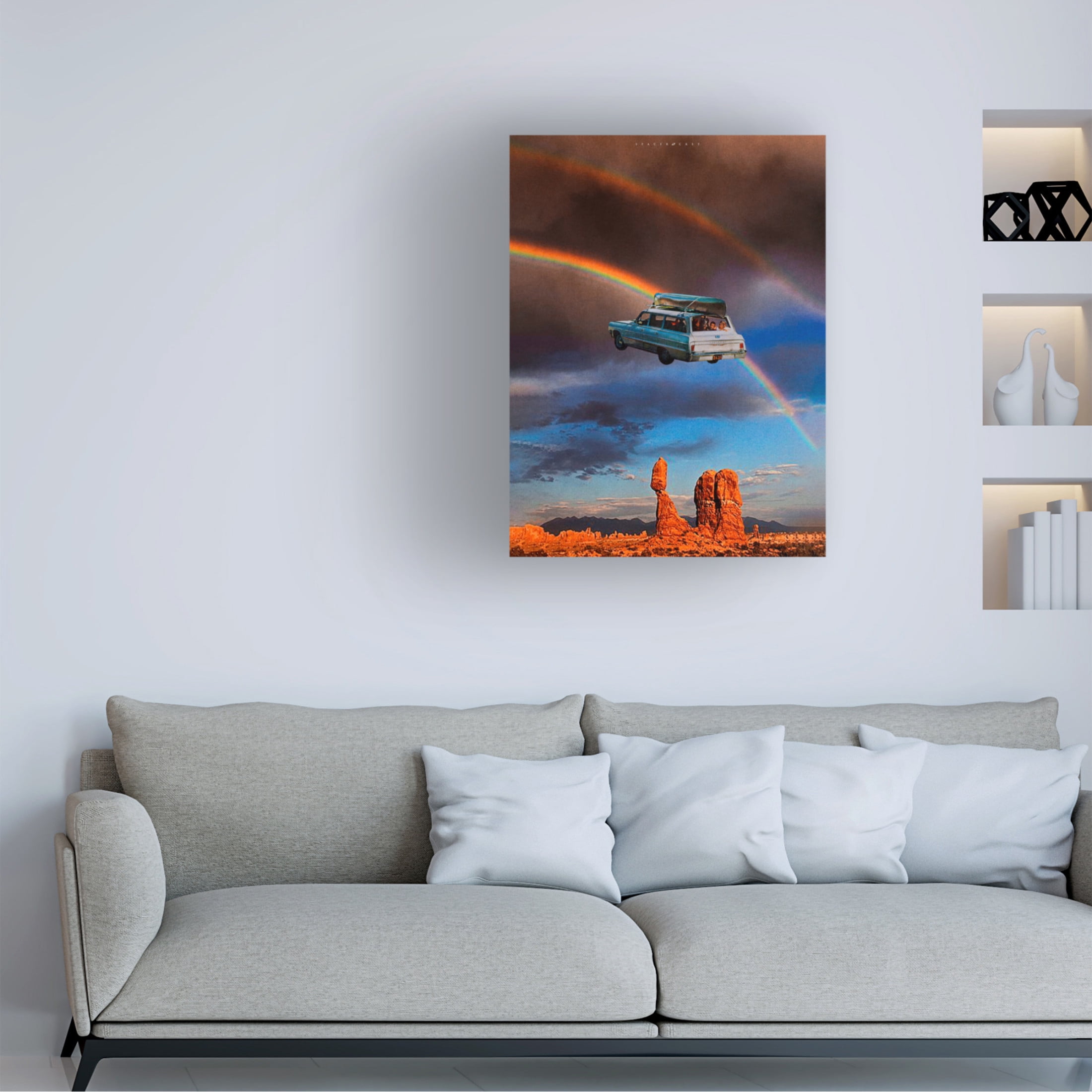 Trademark Fine Art spacerocket art 603 Canvas Wall Art