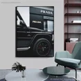 thumbnail image 5 of Pósteres e impresiones de pintura al óleo HD de estilo blanco y negro de coches de lujo de calle retro clásicos nórdicos 2024 para decoración del dormitorio del hogar, 5 of 5