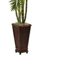 thumbnail image 5 of Nearly Natural 6.5' Plastic Areca Artificial Plant with Decorative Planter, Green, 5 of 5