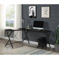 thumbnail image 4 of ACME Demas Wooden Top Computer Desk with Computer Holder in White and Black, 4 of 4