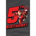 thumbnail image 2 of Iron Man T-Shirt Anniversaire 5 Ans Garçons/filles, 2 of 4