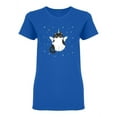 thumbnail image 2 of Unicorn Cat Design Shaped T-Shirt Women -Image by Shutterstock, Female Medium, 2 of 4