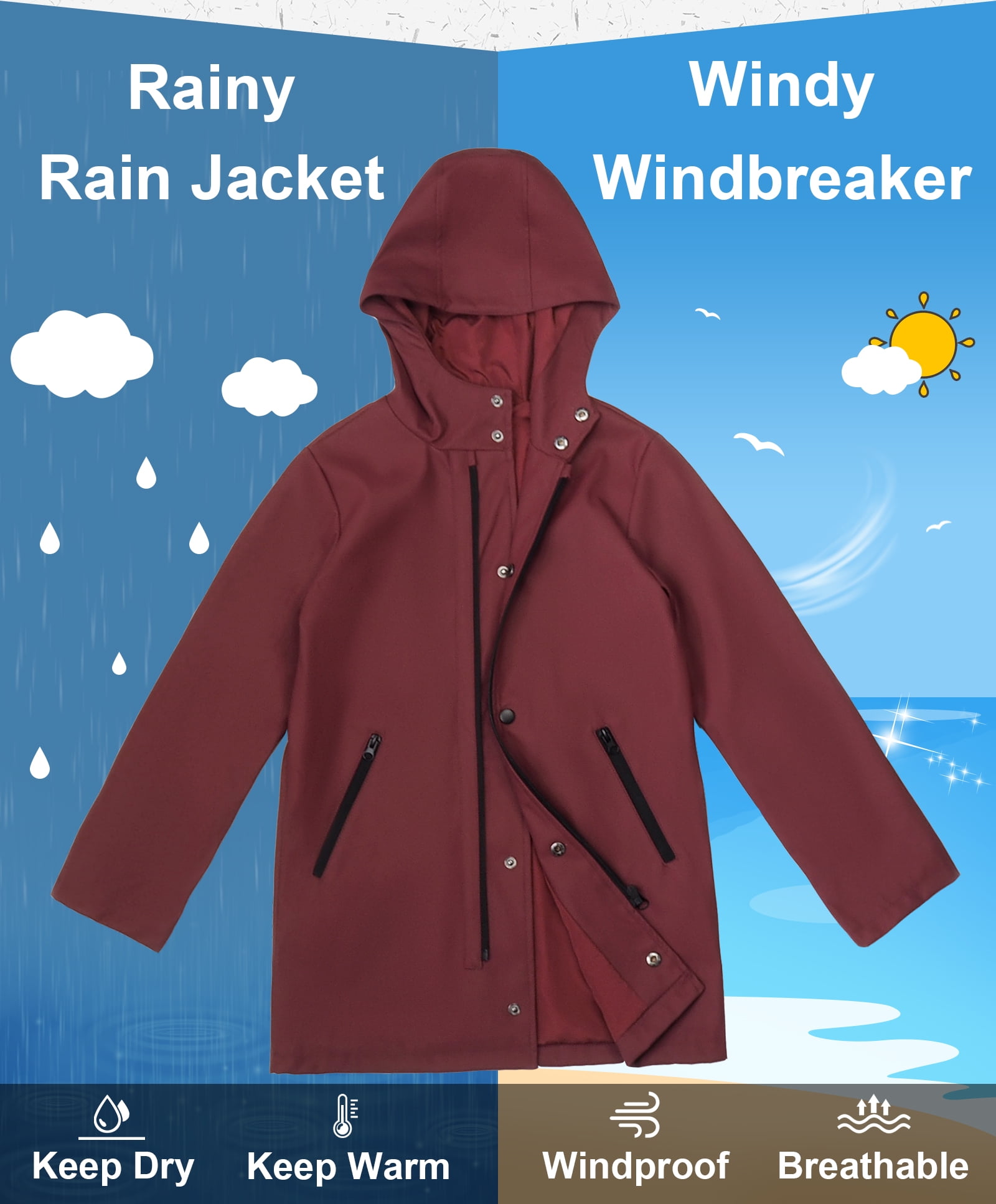 American today shop raincoat
