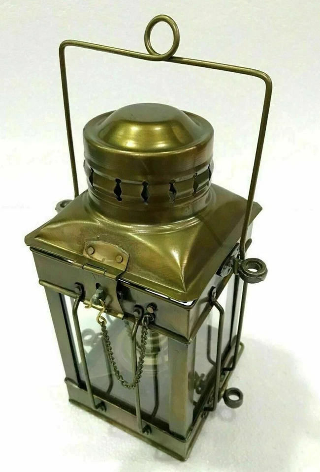Vintage Antique Iron Oil Lamp Lantern Collectible Nautical Maritime Ship Lantern Oil lamp Boat Lighting