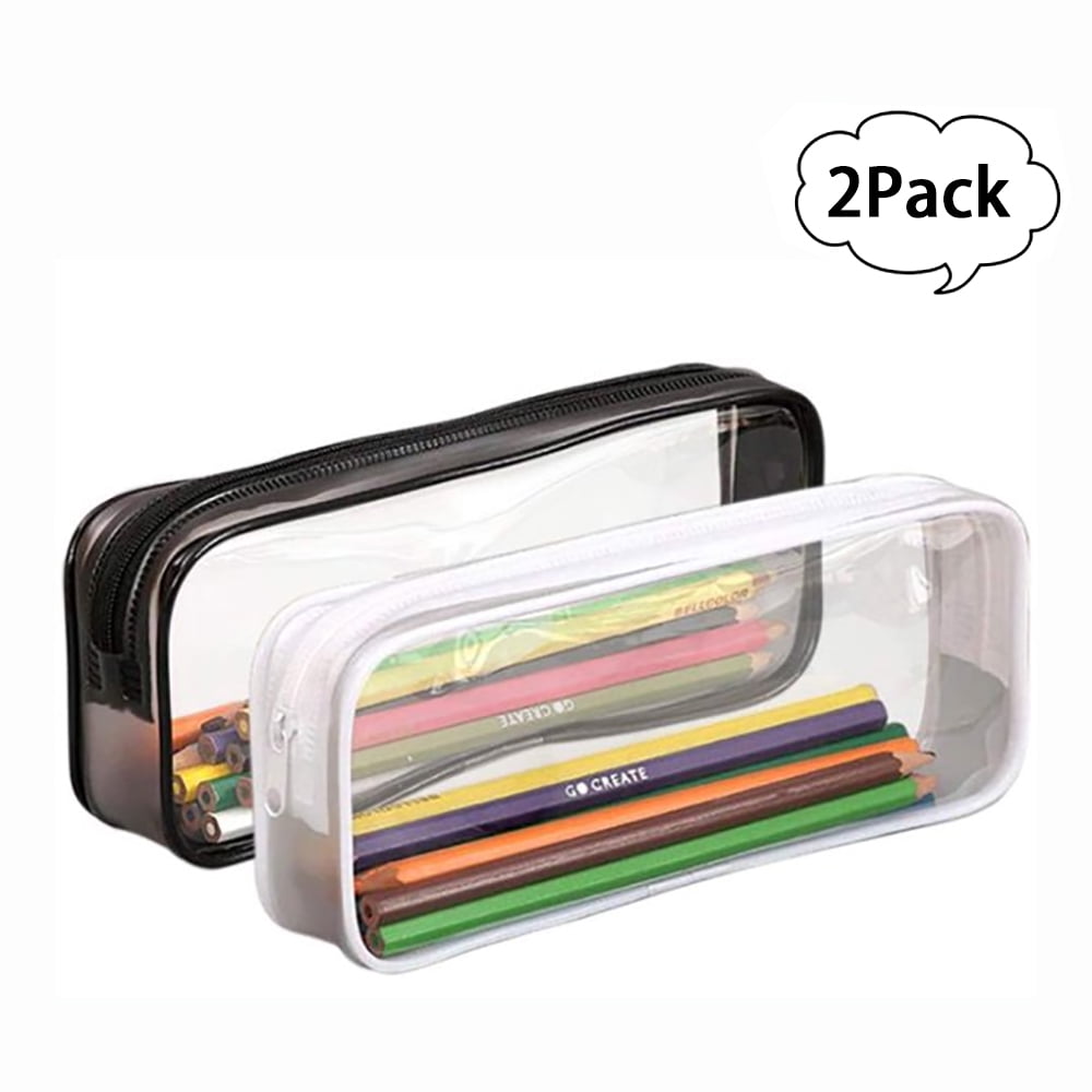 Transparent PVC Plastic Pencil Pouch School Kids Clear Waterproof Pencil  Case - China PVC Bag, Pencil Cases