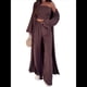 thumbnail image 1 of Conjunto Deportivo de Piezas para Mujer, de Otoño, para Estar en Casa, con Camiseta de Larga y Pantalón Deportivo de Cintura Alta Marrón Oscuro L, 1 of 10