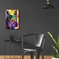thumbnail image 6 of Epic Art 'Aus Cattle Dog' by Dean Russo, Acrylic Glass Wall Art, 16"x24", 6 of 8