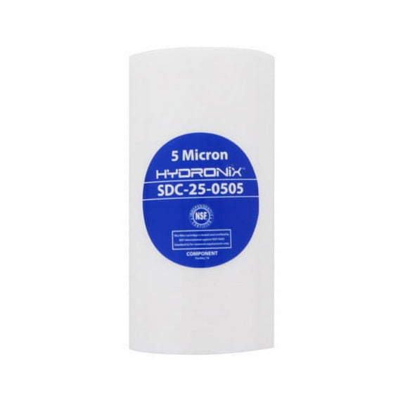 Hydronix SDC-25-0505 NSF Sediment Refrigerator Replacement Filter - BDRO1012 - Pack of 1
