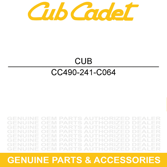 CUB CADET 490-241-C064 Cool Blue Poly Skid Shoes 2X 3X HD HP TRAC Snow Throwers