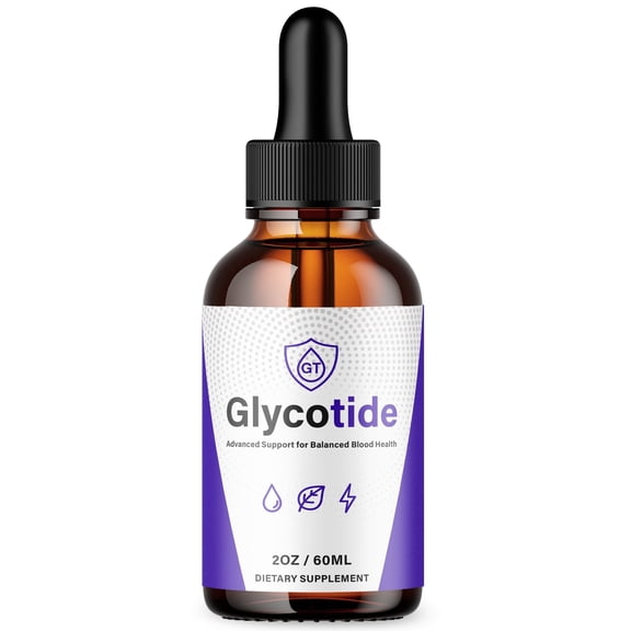 Glycotide Advanced Formula Drops Natural Support Supplement Glyco Tide 30 Servings