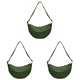 thumbnail image 1 of Bolsos cruzados simples FLhrweasw para mujer verde 3 uds., 1 of 3