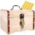 thumbnail image 2 of Shisuyan 1Pc Wooden Coin Case Change Case Wood Coin Box Piggy Bank for Kids Children, 2 of 9