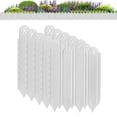 thumbnail image 2 of NEGZHI 5-Pack Plastic Landscape Fencing (3.93"x7.87"): Short Picket Border Panels for Flowerbeds & Pathways - Decorative Yard Edging with Insert Stakes, 2 of 8