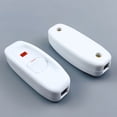 thumbnail image 4 of Injueey 2 unids/set indicador LED interruptor de luz en línea para lámpara de noche de escritorio interruptor de lámpara de luz en línea Electrodomésticos blanco, 4 of 6