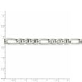 thumbnail image 2 of Primal Silver Sterling Silver 7.5mm Figaro Anchor Chain Bracelet, 2 of 4