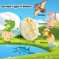 thumbnail image 6 of Loespoir Playdough Dinosaur Eggs Sets, Dinosaur Playdough Molds for Kids, Playdough Accessories, for Creative Play, Gifts, and Educational Fun(A), 6 of 6