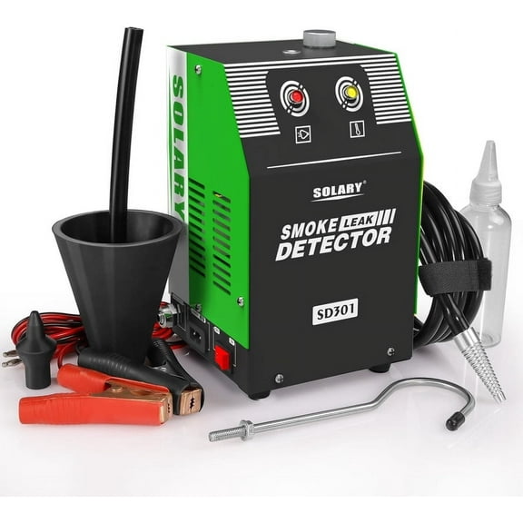 Automotive EVAP Smoke Machine Tester - 12V DC Vacuum Diagnostic Tester with Built-in Air Pump