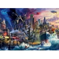 thumbnail image 2 of Ceaco - Thomas Kinkade - DC Comics - Showdown at Gotham Pier - 1000 Piece Jigsaw Puzzle, 2 of 2