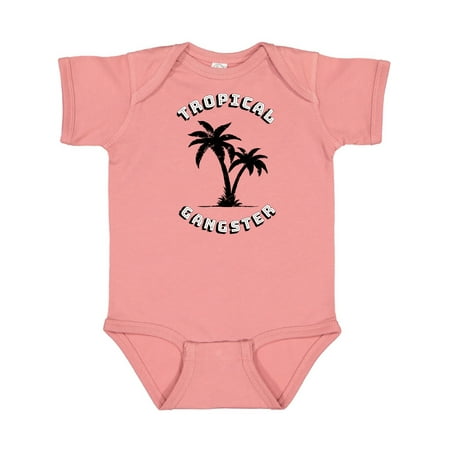 

Inktastic Tropical Gangster with Palms Distressed Gift Baby Boy or Baby Girl Bodysuit