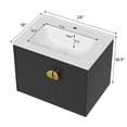 thumbnail image 7 of SUPERFLO One Piece Upflush Toilet For Basement - Macerating Toilet System With 600w Macerator Pump, With 3 Water Inltes For Upflow Toilet & Bathroom & Laundry, 7 of 7