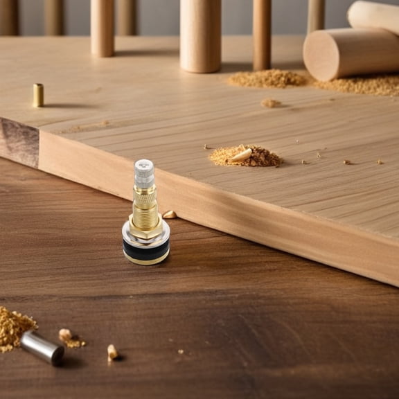 Masteelf 4pcs Heavy Duty Valve Stems for Tubeless Tires Vacuum Tire Air Valve for Engineering Vehicles Rollers Loaders and Agricultural Vehicles