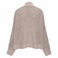 thumbnail image 4 of Njdvhb Cardigan Tricoté à Manches Longues Sans Capuche pour Femmes, Mode Décontractée, 4 of 4