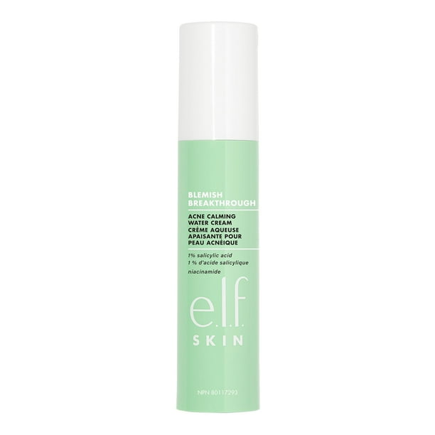 Crema hidratante e.l.f. SKIN Blemish Breakthrough Calming Water Cream
