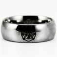 thumbnail image 3 of Silver Tungsten Firefighter's Black Logo Ring, 3 of 6