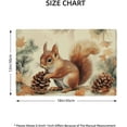 thumbnail image 2 of Squirrel Placemats Set of 4, 12 x 18 Inch Decorative Place Mats for Dining Table Decor, Linen Washable Table Mats for Kitchen Outdoor Party Home Decor, 2 of 6