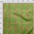 thumbnail image 2 of oneOone Viscose Jersey Light Green Fabric Batik Quilting Supplies Print Sewing Fabric By The Yard 60 Inch Wide, 2 of 5