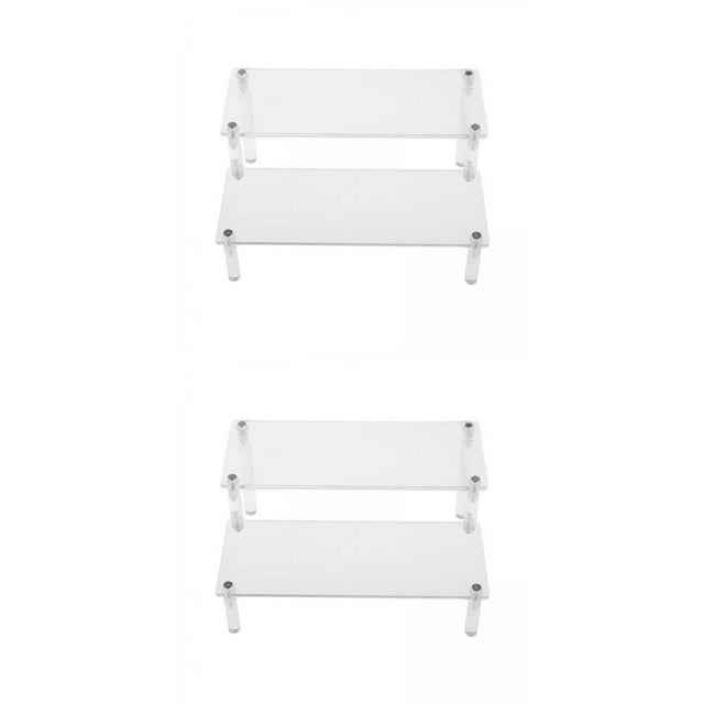 2 Elevadores De Soporte Acrílico Para Modelos De Joyería, Almacenamiento De Zulema stand de exhibición de figuras
