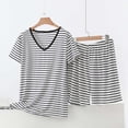 thumbnail image 2 of 2 Piece Outfits Summer Sets,Womens 2 Piece Lounge Sets Casual Crewneck Short Sleeve Loose Fit Tank Top Elastic Waisted Shorts Matching Outfits 2026, 2 of 5