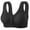 Black, variant on High Impact Support Sports Bras for Women Plus Size Extra Padded Push up Sports Bra Bra with Clear Straps Women's Bras