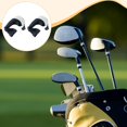 thumbnail image 6 of harayaa 2 Pieces Golf Hybrid Club Head Covers Golf Supplies Anti Scratch Accessories White, 6 of 9