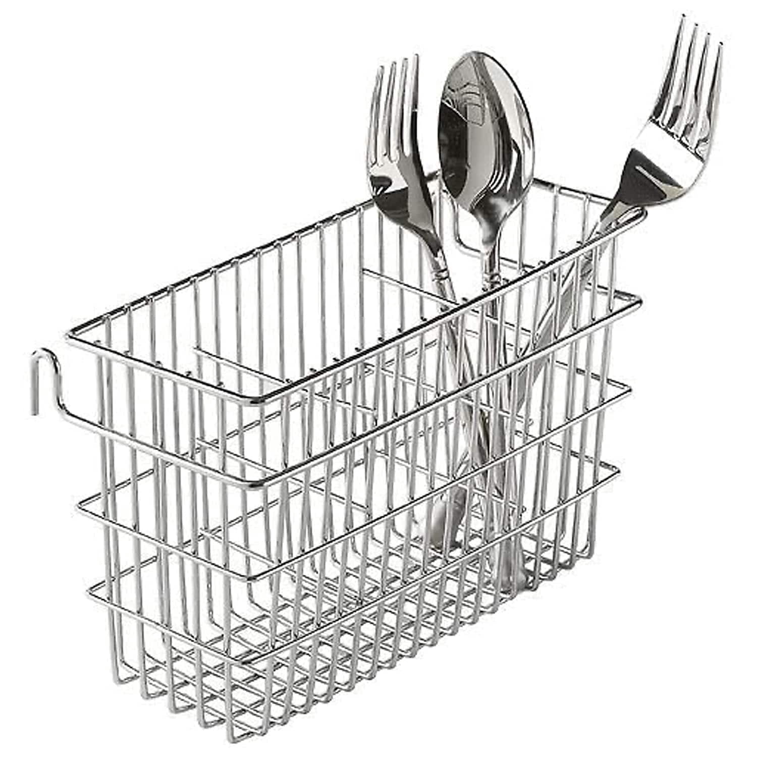 Better Houseware Chrome Cutlery Holder Silver (1431/CR) BTH1431CR