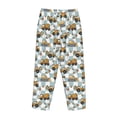 thumbnail image 7 of Fotbe Excavator Women's Pajama Pants,Sleepwear Pants,Pj Bottoms Drawstring And Pockets-Medium, 7 of 7