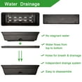 thumbnail image 6 of CERBIOR Vertical Garden Raised Garden Bed 4FT Freestanding Elevated Planters with 5 Container Boxes, Good for Patio Balcony Indoor Outdoor (Black), 6 of 9