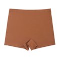 thumbnail image 7 of vigerkar Womens Everyday Shaping Boyshort - Comfortable Core Control Shapewear Underwear - Invisible Under Clothes - No-Show Coffee, S, 7 of 7