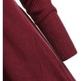 thumbnail image 4 of Vintage Long Coat Cloak Gothic Hoodie Jacket Plus Size High Low Sweater Solid Color Long Blouse Tops Long Hooded Sweater Tops Outwear Cosplay Costume XL, 4 of 5